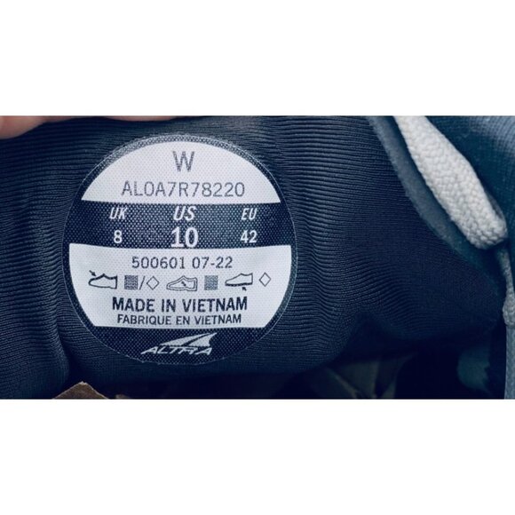 Altra Torin 6 Running Shoes Womens 10 Gray Mesh Trail Trainers Sneakers Barefoot - Picture 7 of 14